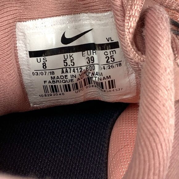 Nike Sneakers Womens 8 Pink Quest Athletic Lace Up Low Top Running Trainer Shoes - Picture 12 of 12